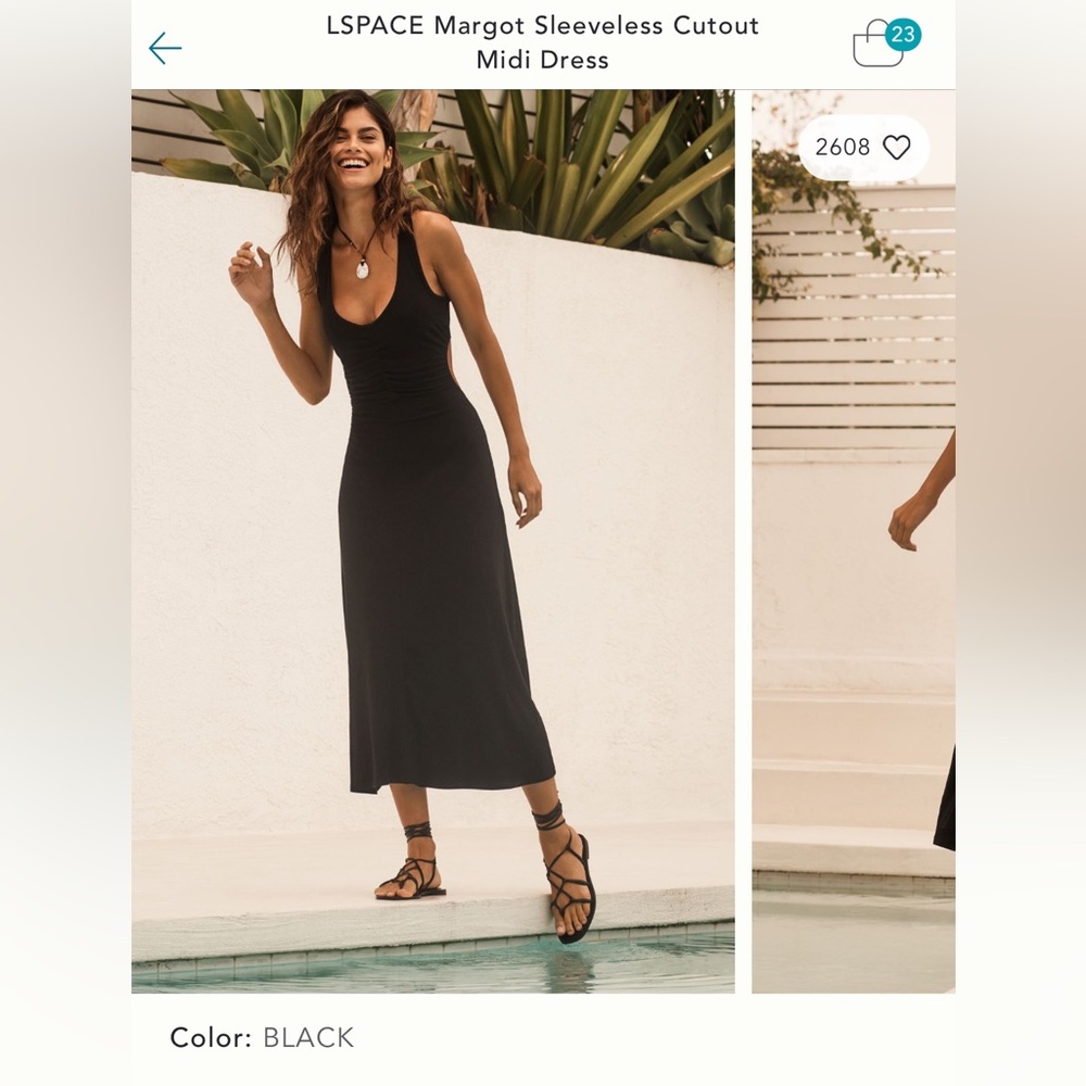 Anthropologie LSPACE Margot Cut-out Dress